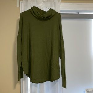Plus Size Green cowl neck Sweater